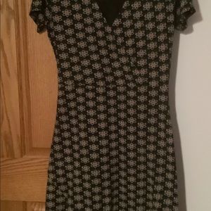 Faux Wrap Science Atom Dress with pockets